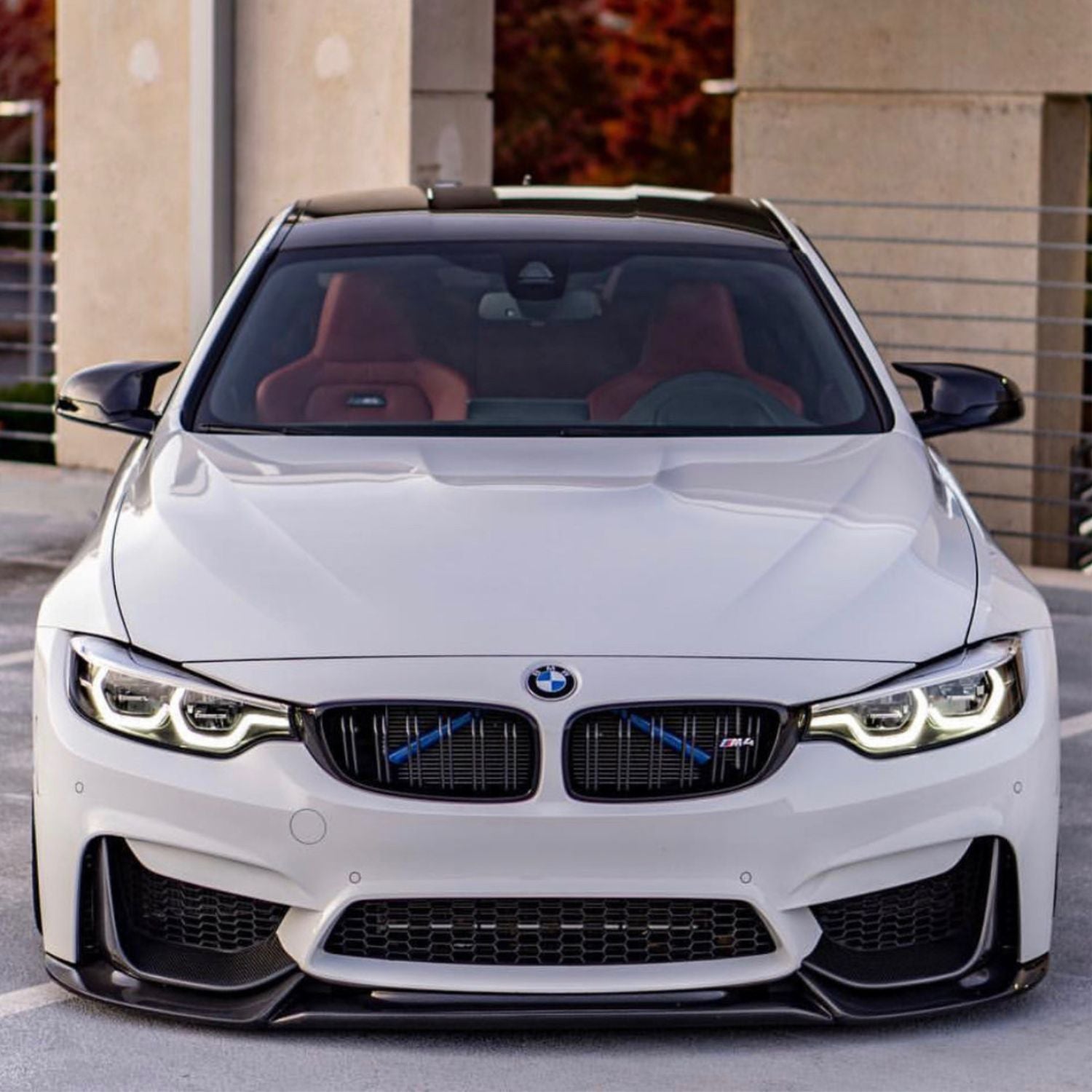 BMW M3 F80 / M4 F82 F83 Carbone Style V Lame avant (2014-2019)