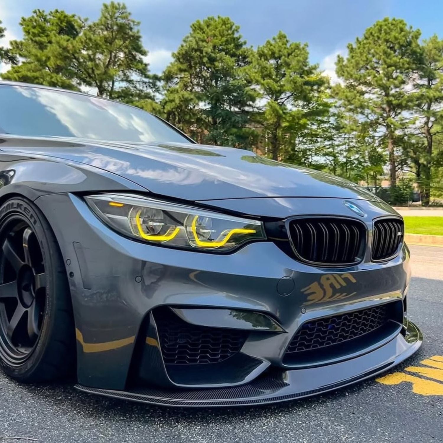 Gelbe CSL-Stil DRL LED-Module für BMW M3 und M4 LCI (F80/F82/F83)