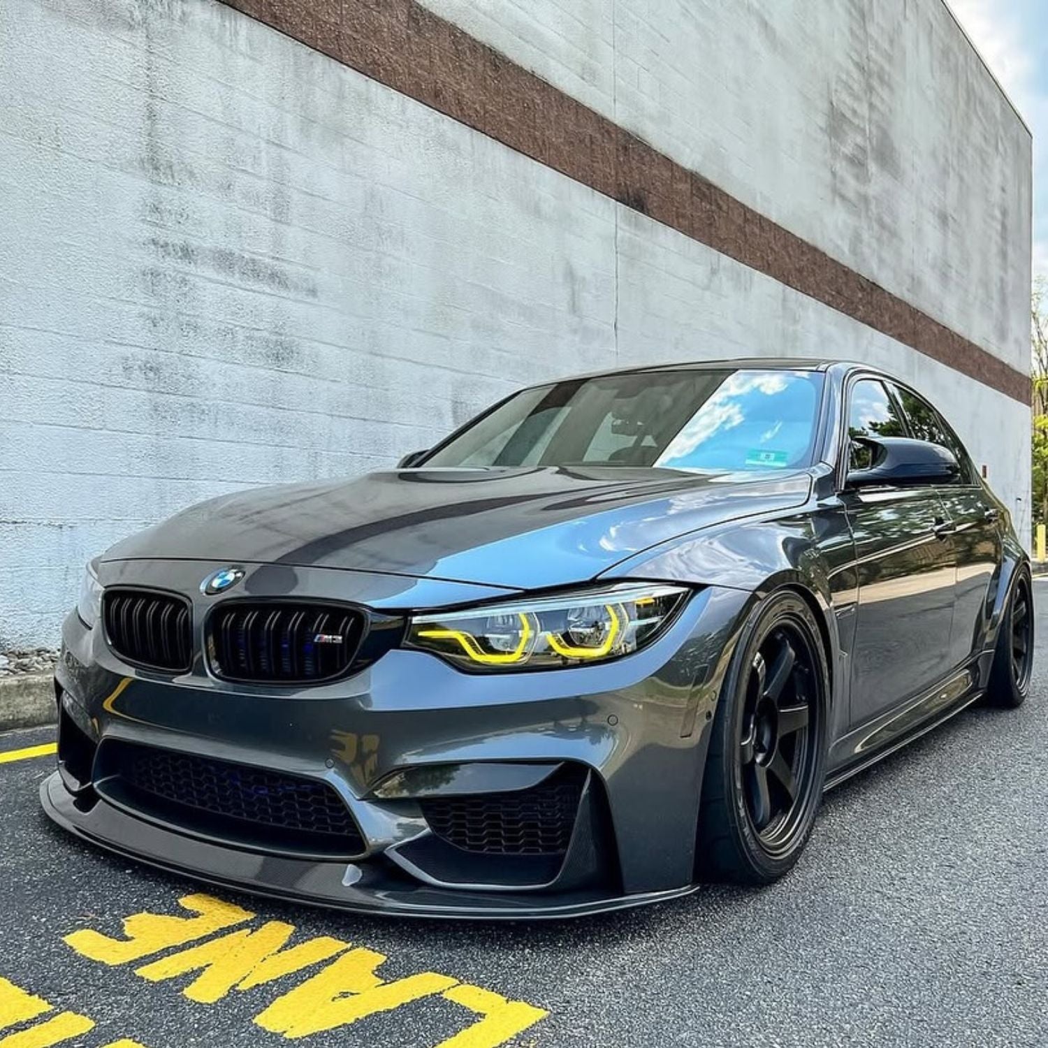 Gelbe CSL-Stil DRL LED-Module für BMW M3 und M4 LCI (F80/F82/F83)