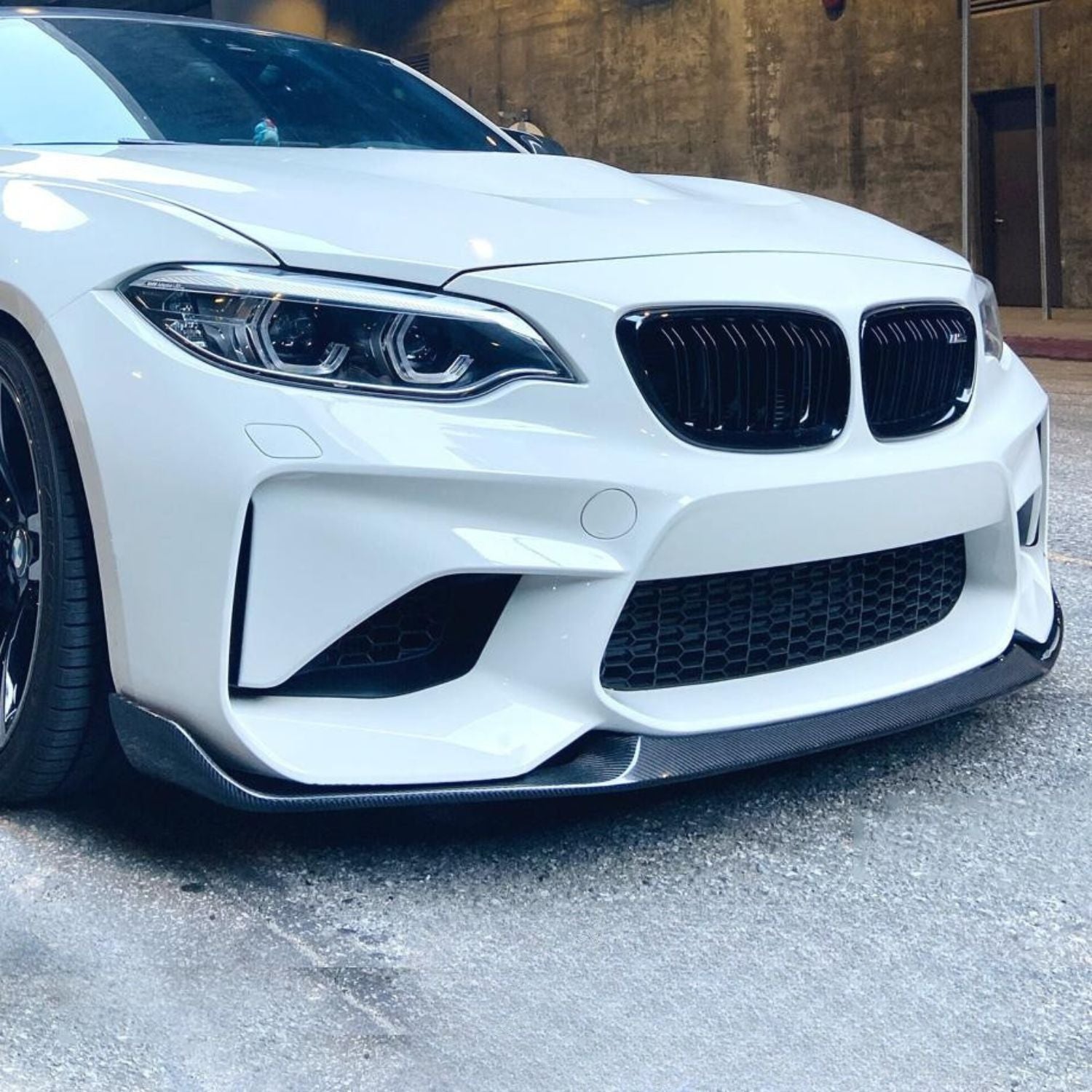 BMW M2 F87 Prepreg-carbon CS-Stil Frontstoßstange Frontlippe von OPTIC (2015-2018)