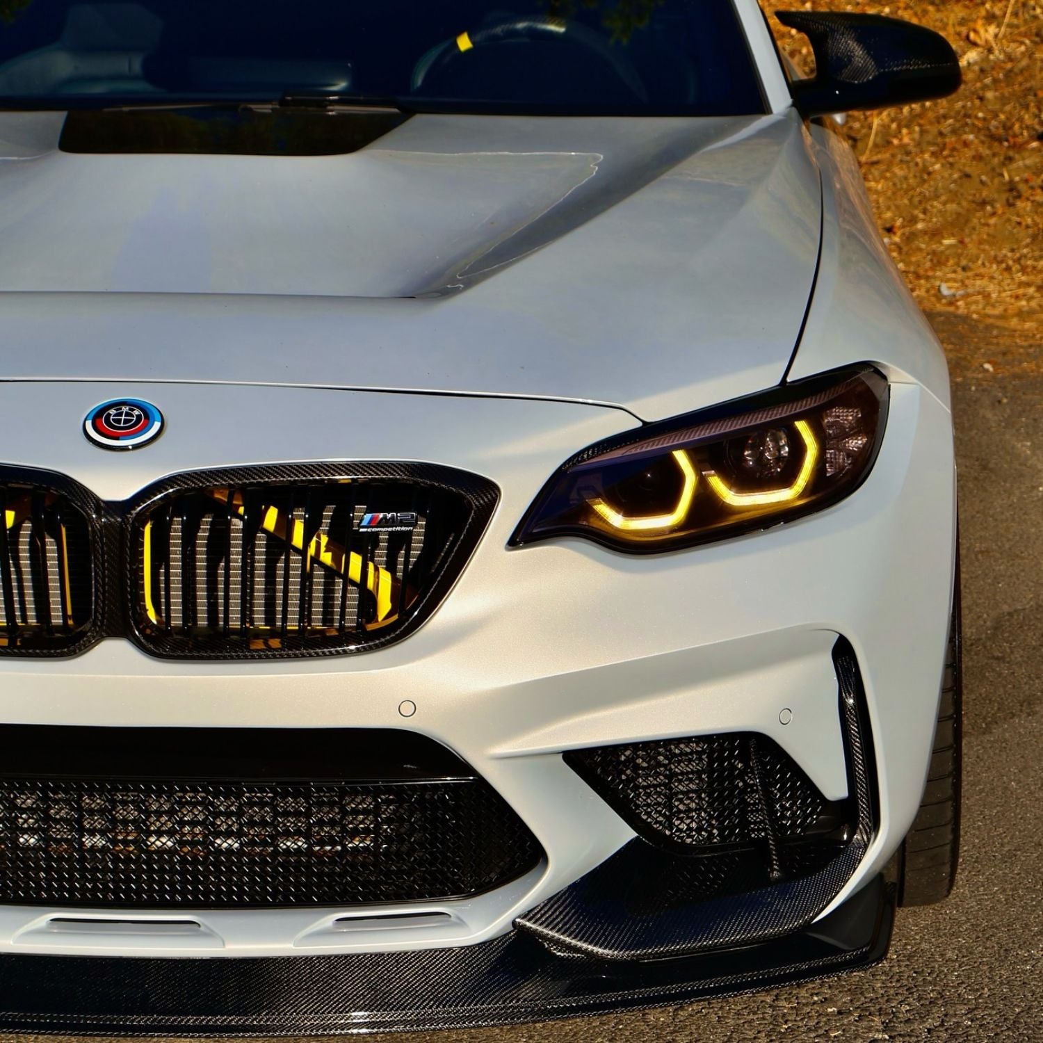 Ensemble de modules LED DRL jaunes style CSL pour BMW Série 2 & M2 (F87/F22/F23)