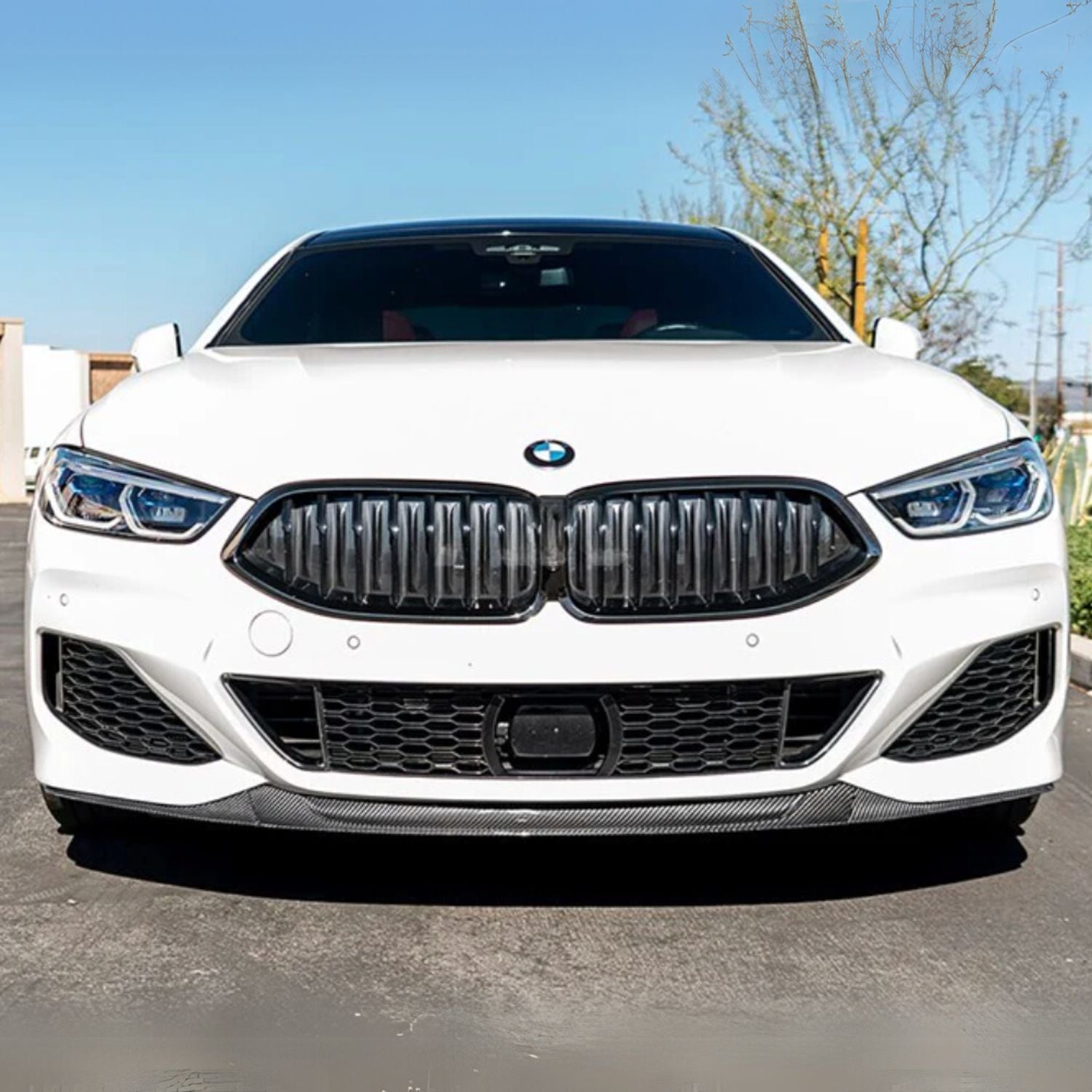 BMW 8er G14 G15 G16 M-Sport Prepreg-carbon Frontlippe von OPTIC (2018+)