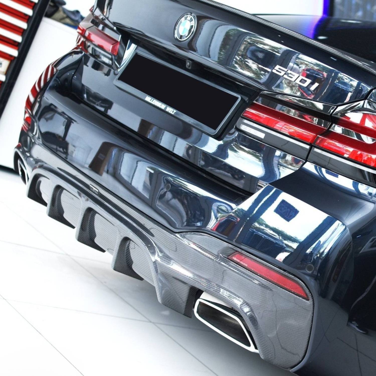 BMW 5er G30 G31 M-Sport Carbon Fd Stil Diffusor (2017-2020)