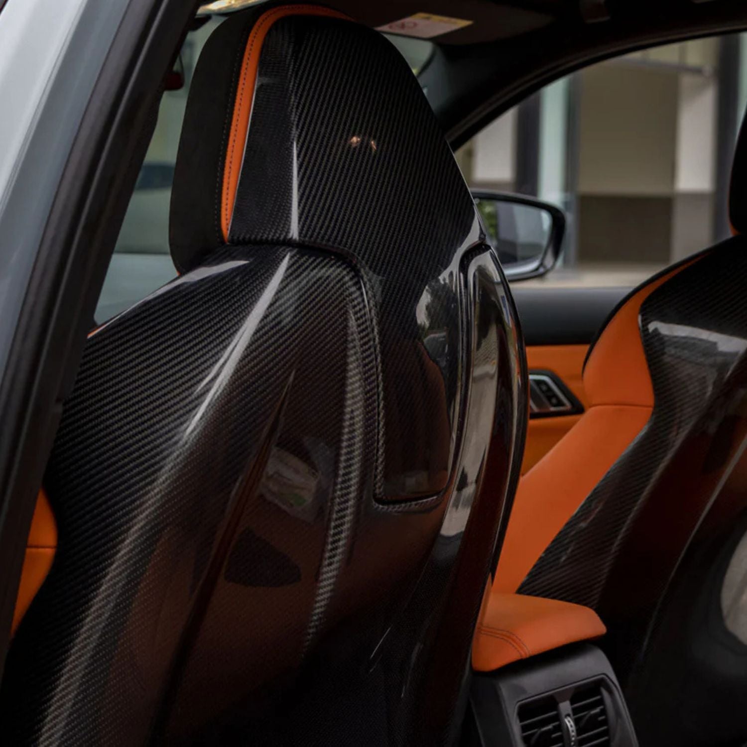 BMW M3 G80 G81 / M4 G82 G83 Prepreg-carbon Rücksitzlehnenabdeckung (2021+)