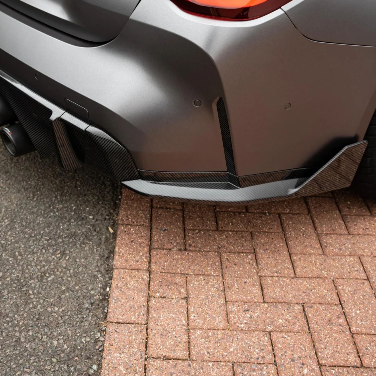 BMW M3 G80 G81 / M4 G82 G83 Prepreg-carbon M Performance Stil Heckstoßstange Side Winglets von OPTIC (2021+)