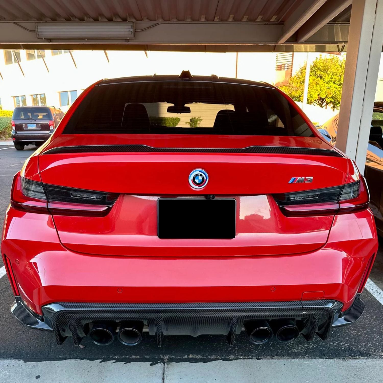 BMW M3 G80 G81 / M4 G82 G83 Prepreg-carbon 3D Stil Diffusor von OPTIC (2021+)