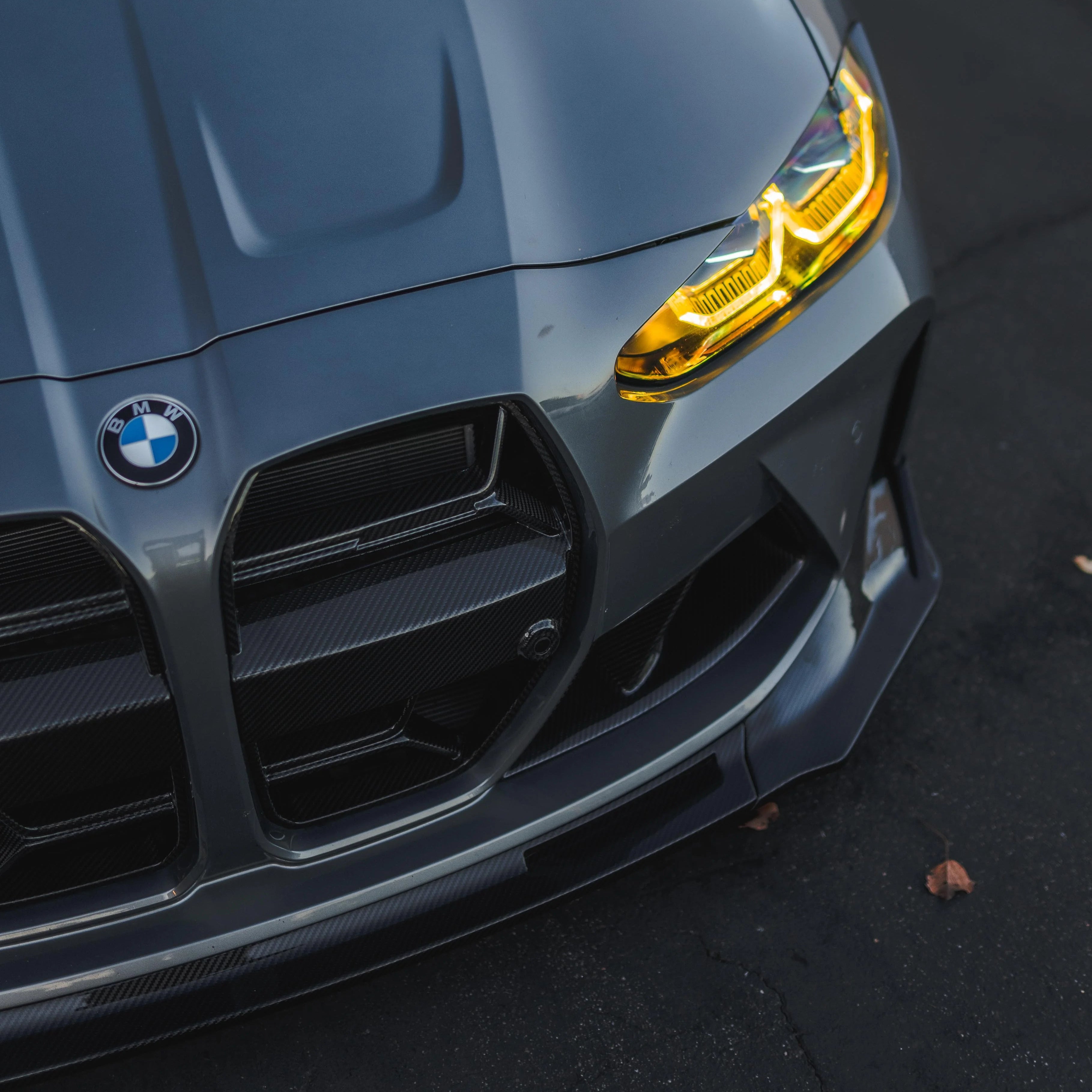 Calandre en carbone pré-imprégné BMW M3 / M4 G80/G81/G82/G83 CSL par OPTIC (2021+)