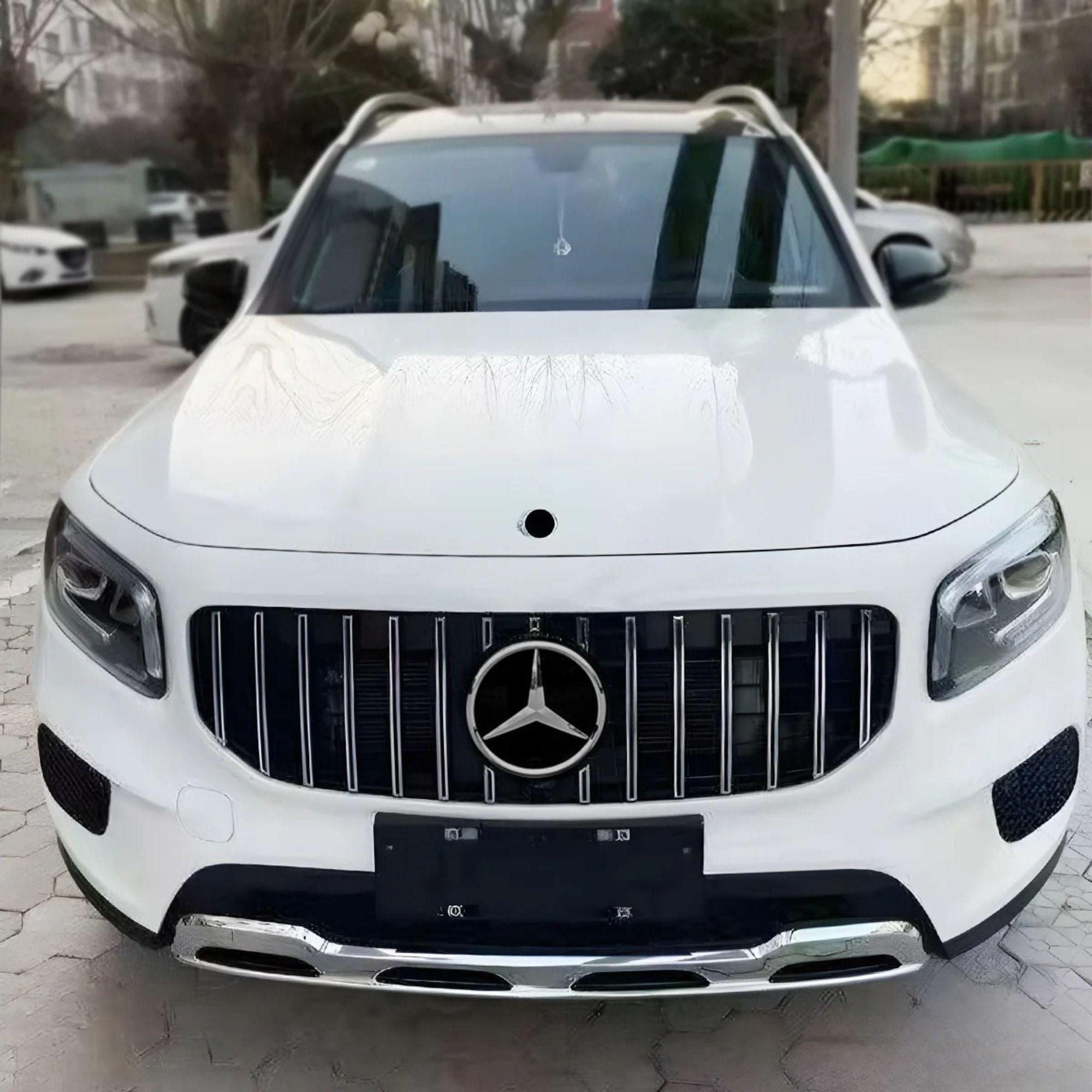 Mercedes GLB X247 Gloss Black Panamericana GT Style Grill (2020-2023)
