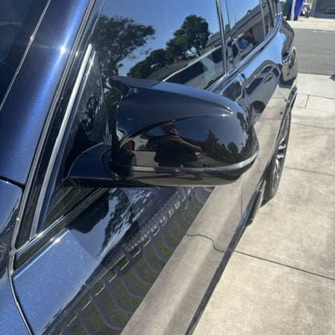 BMW X3 X4 X5 X6 G01/G02/G05/G06 Style M Noir brillant Coques de rétroviseur (2018+)