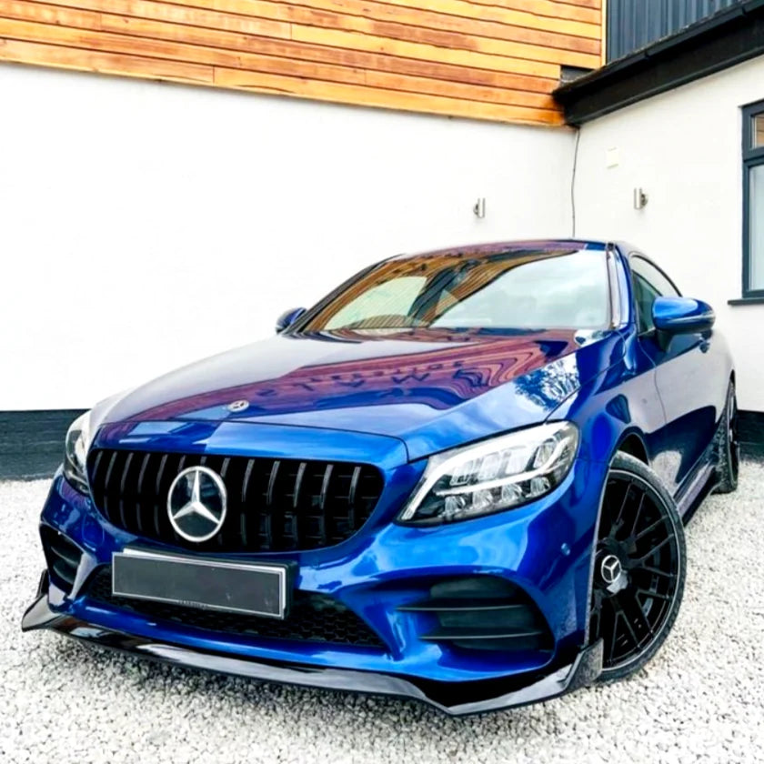 Mercedes Classe C W205/C205 Calandre Panamericana GT Style Noir Brillant (2019-2021)